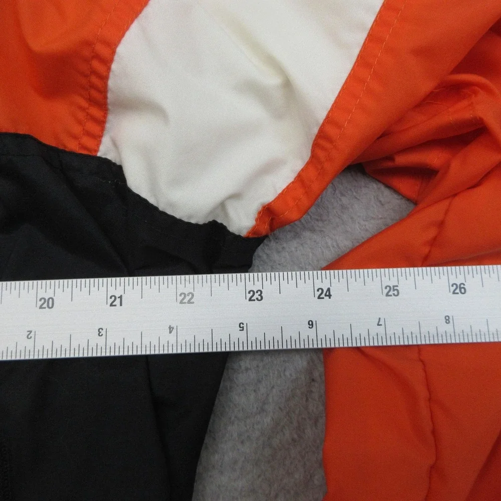 Vintage 90s Holloway Mens M WWS Tigers Windbreaker Jacket Black Orange Stripe